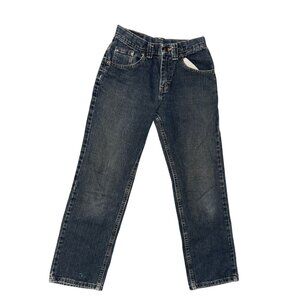 Boys Lee Dungarees Relaxed Fit Jeans 100% Cotton Blue